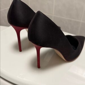 Zara Black and Red Heels